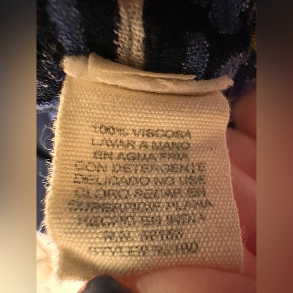 RAGA Riviera Maya Printed Midi Dress Women's Blue 100% Viscose Racerback - Picture 9 of 9